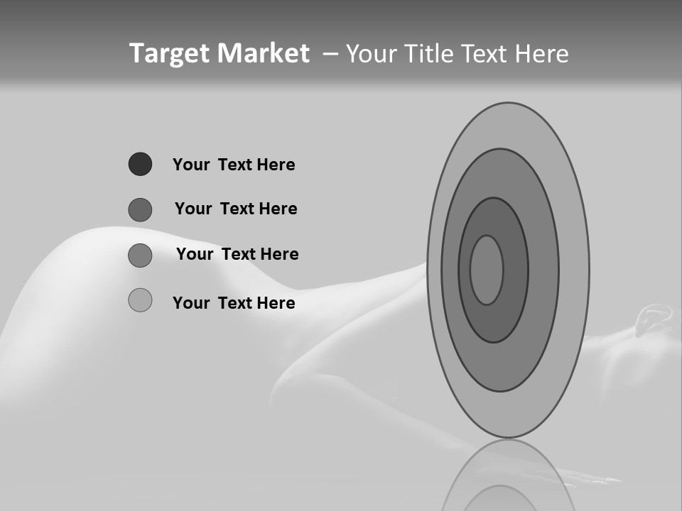 Erotica Trace Breast PowerPoint Template