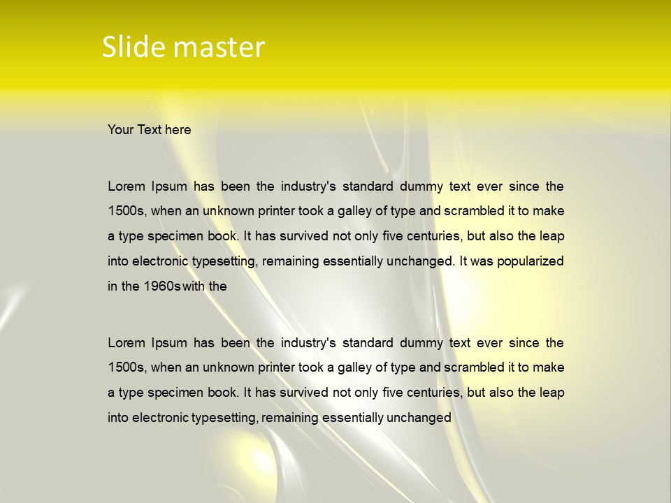 Element Shiny Light PowerPoint Template