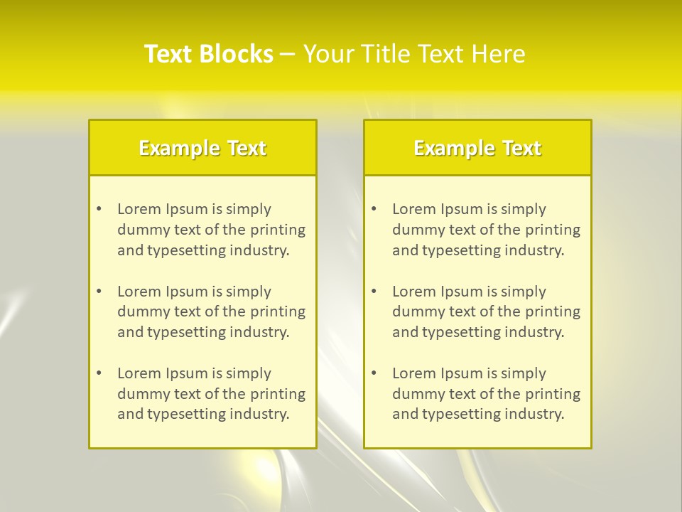 Element Shiny Light PowerPoint Template
