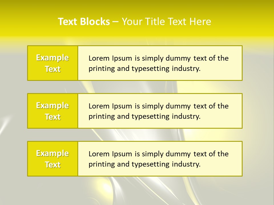 Element Shiny Light PowerPoint Template