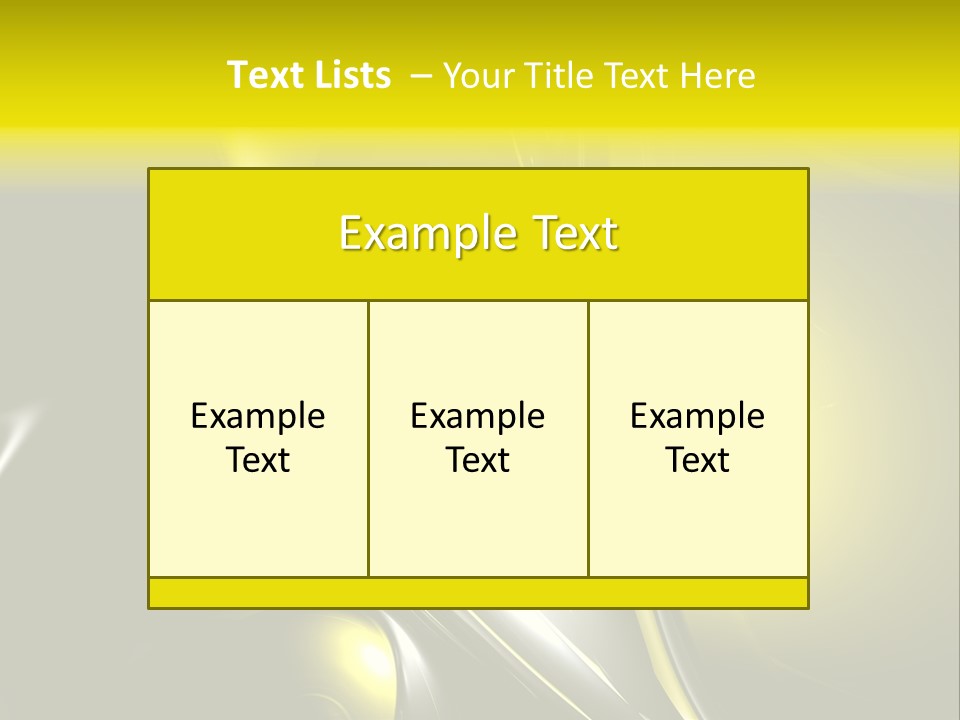 Element Shiny Light PowerPoint Template