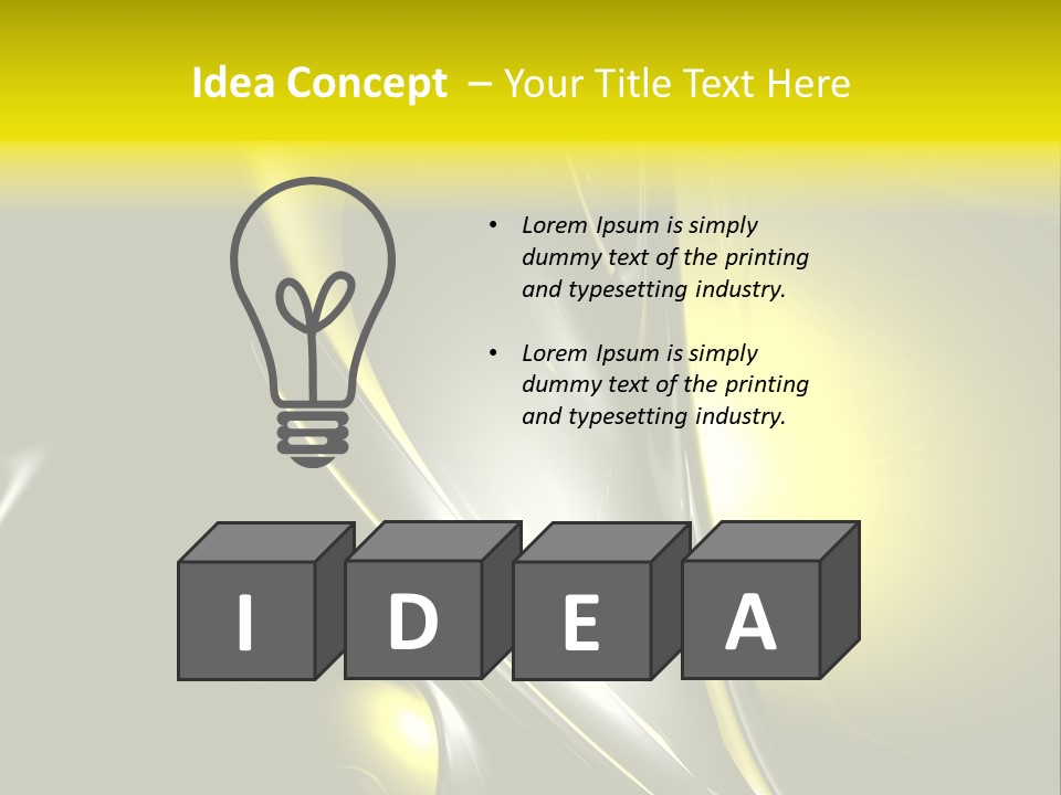 Element Shiny Light PowerPoint Template