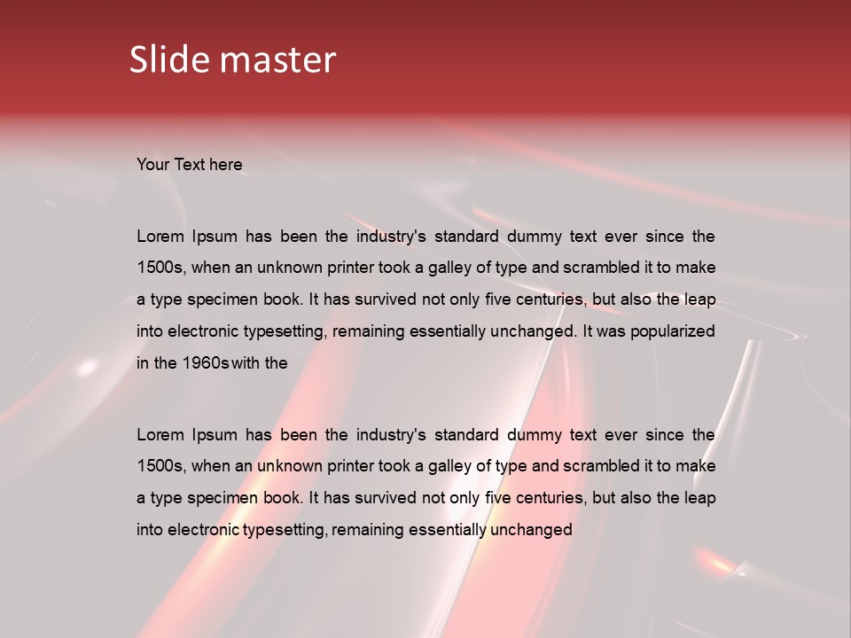 Image Modern Art PowerPoint Template