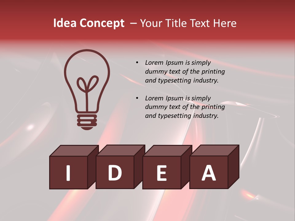 Image Modern Art PowerPoint Template