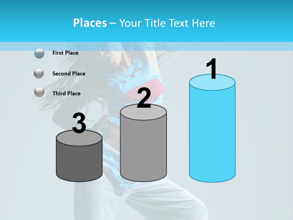 Dancer Hip Hop Balance PowerPoint Template