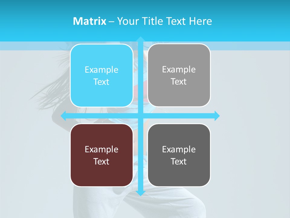 Dancer Hip Hop Balance PowerPoint Template