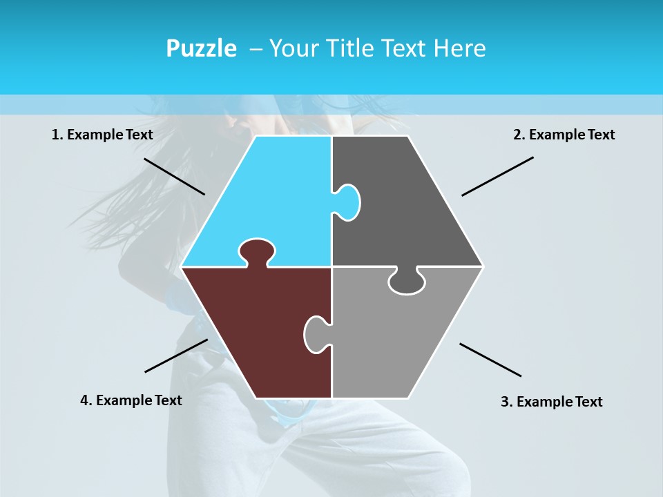 Dancer Hip Hop Balance PowerPoint Template