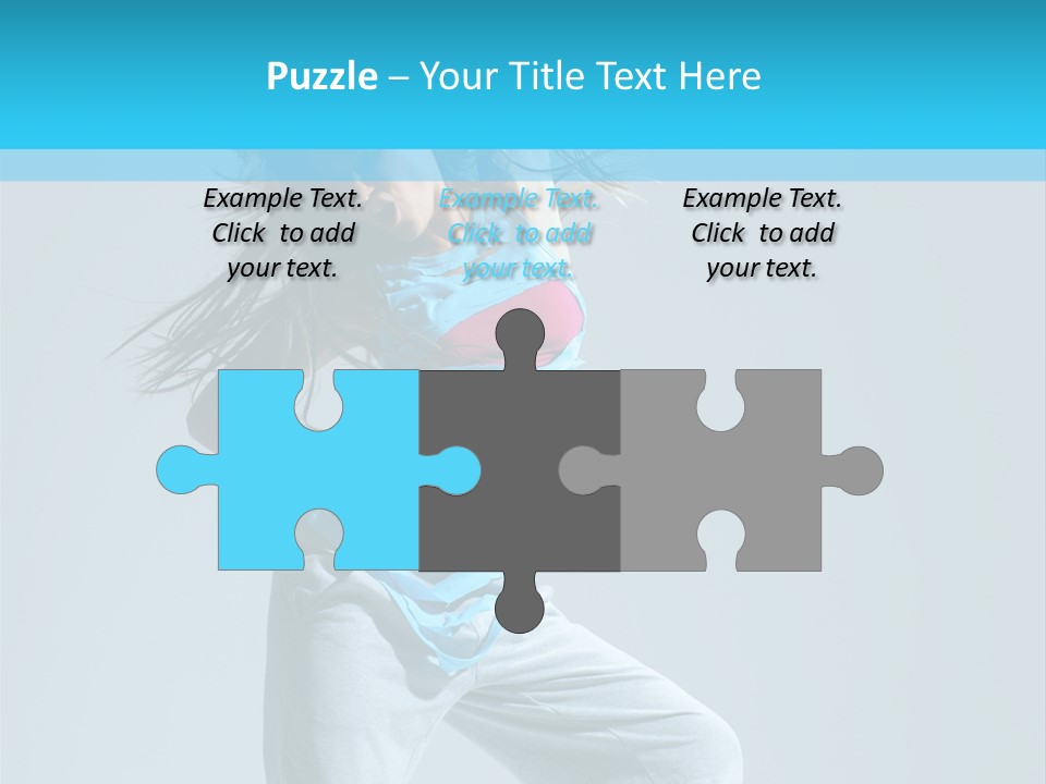 Dancer Hip Hop Balance PowerPoint Template