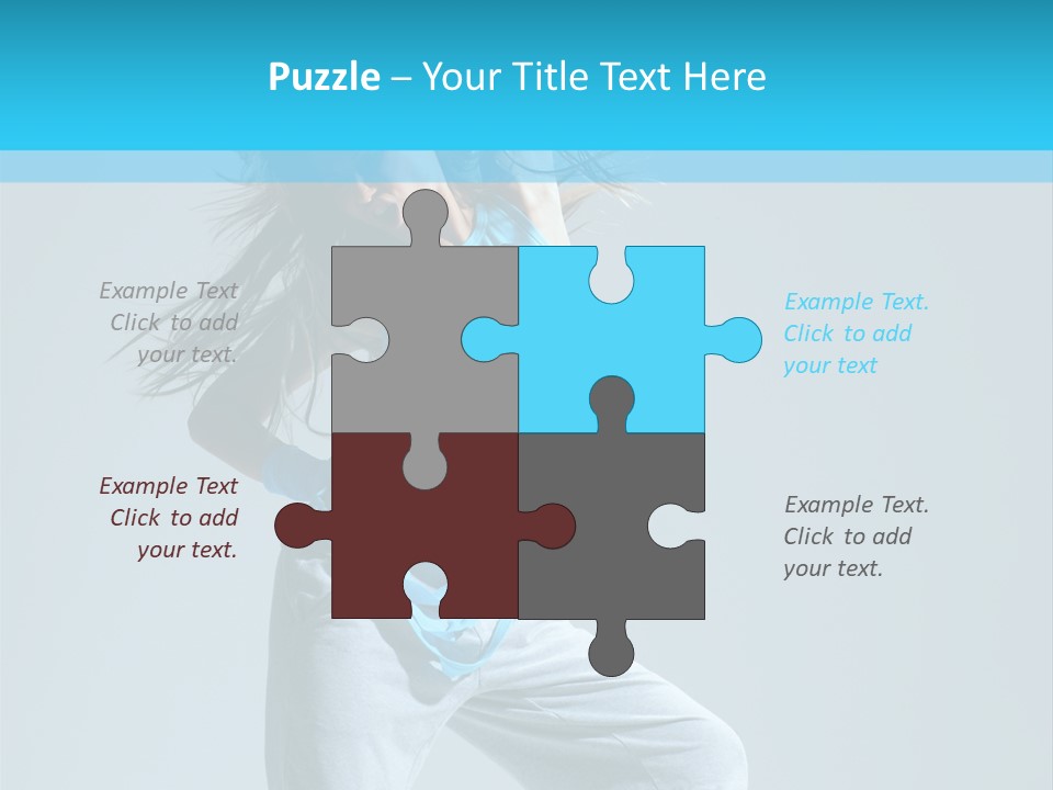 Dancer Hip Hop Balance PowerPoint Template