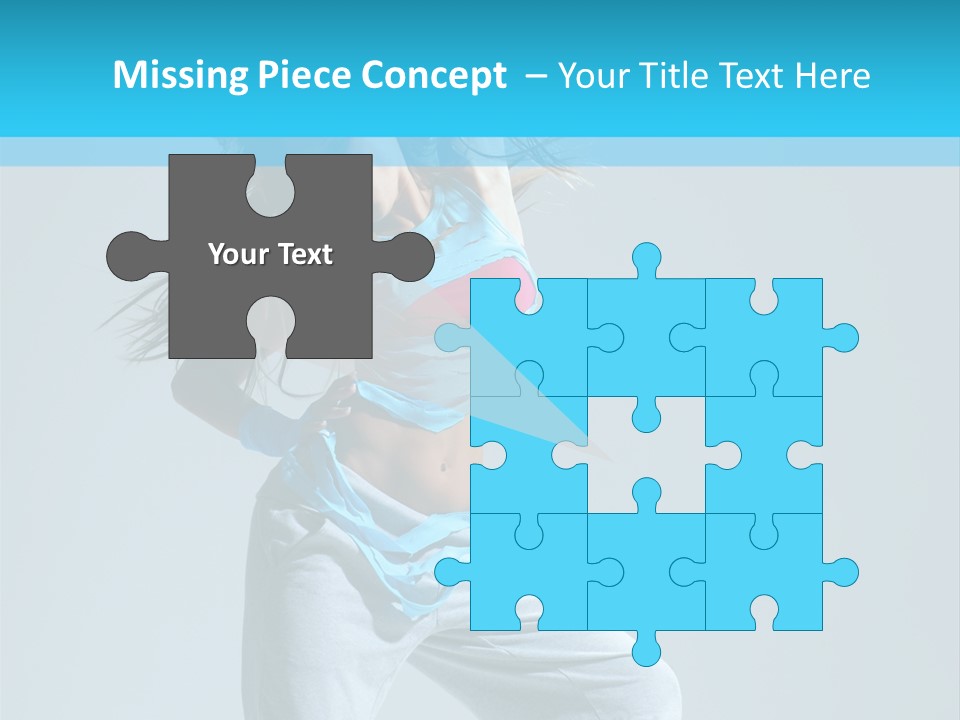 Dancer Hip Hop Balance PowerPoint Template