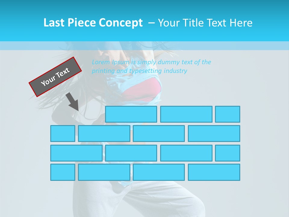 Dancer Hip Hop Balance PowerPoint Template