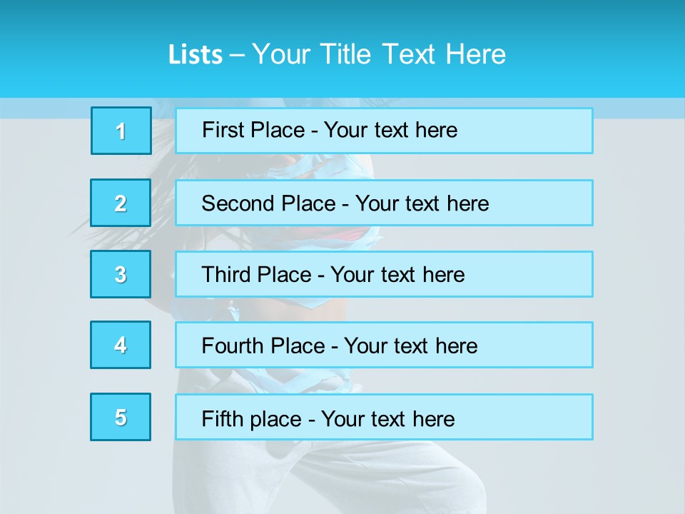 Dancer Hip Hop Balance PowerPoint Template