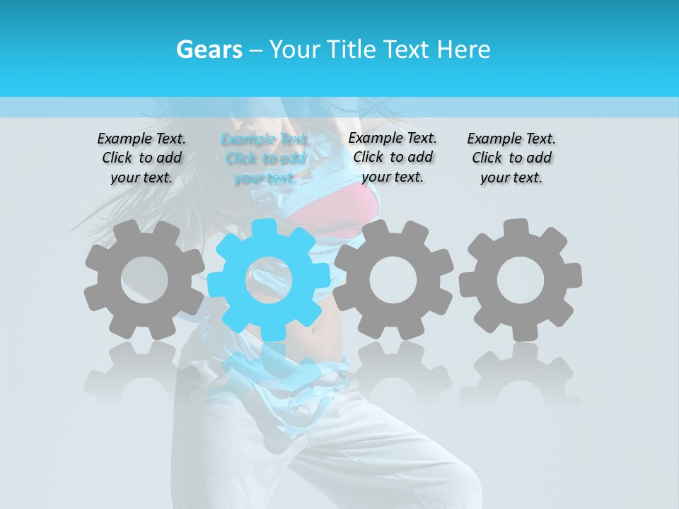 Dancer Hip Hop Balance PowerPoint Template