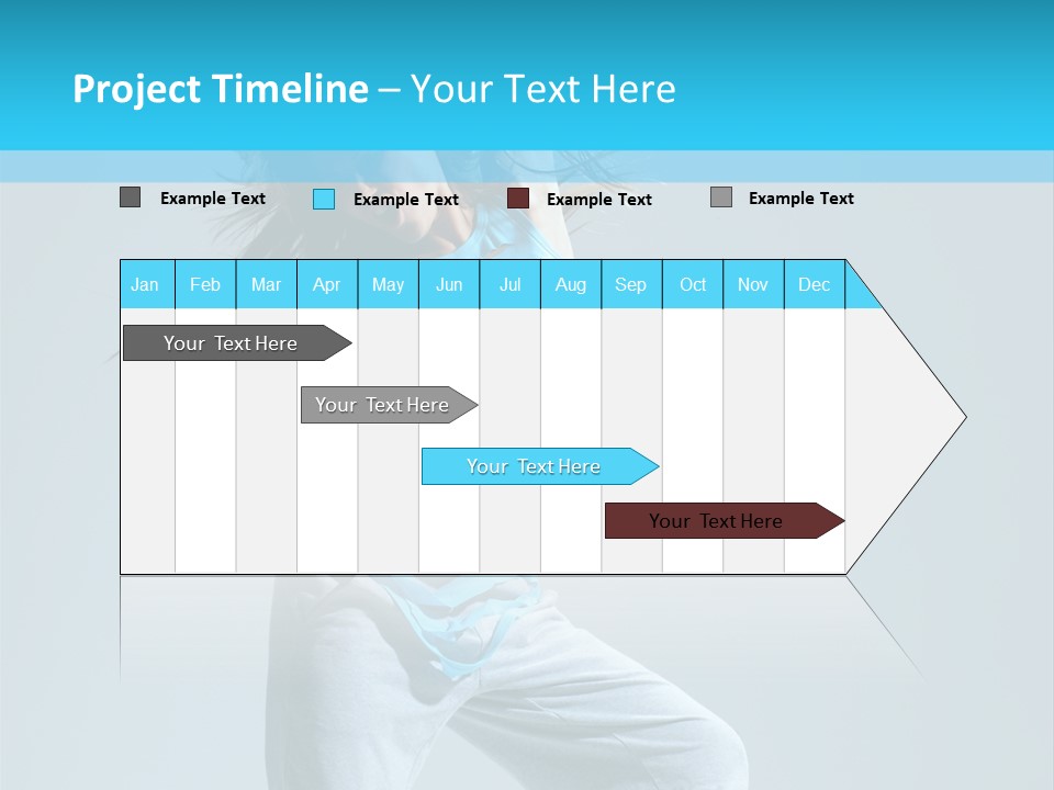 Dancer Hip Hop Balance PowerPoint Template