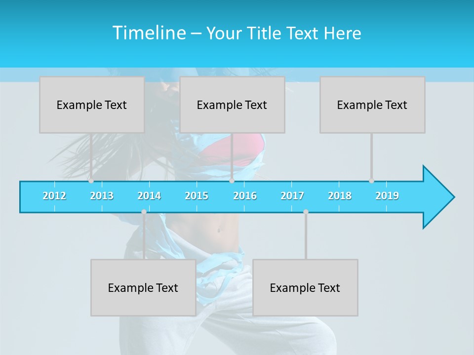 Dancer Hip Hop Balance PowerPoint Template
