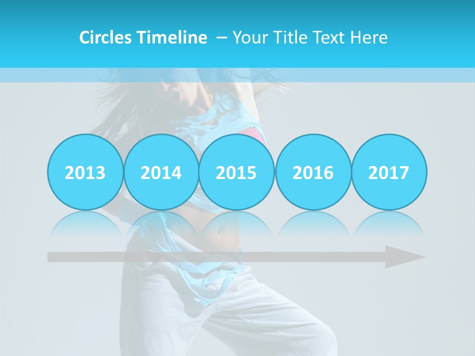 Dancer Hip Hop Balance PowerPoint Template