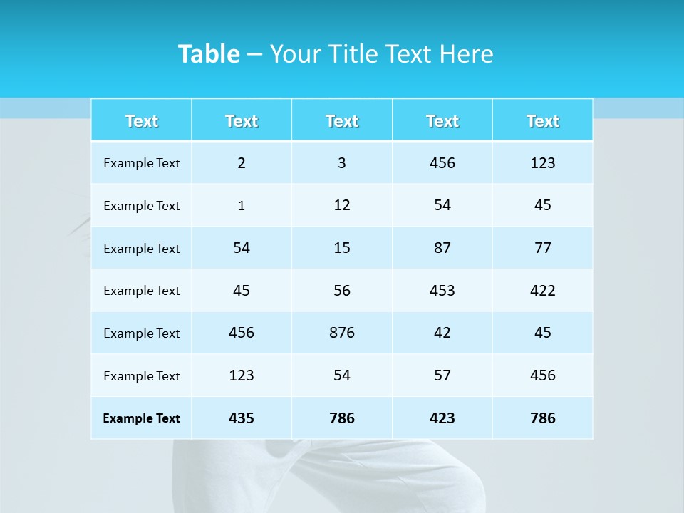 Dancer Hip Hop Balance PowerPoint Template