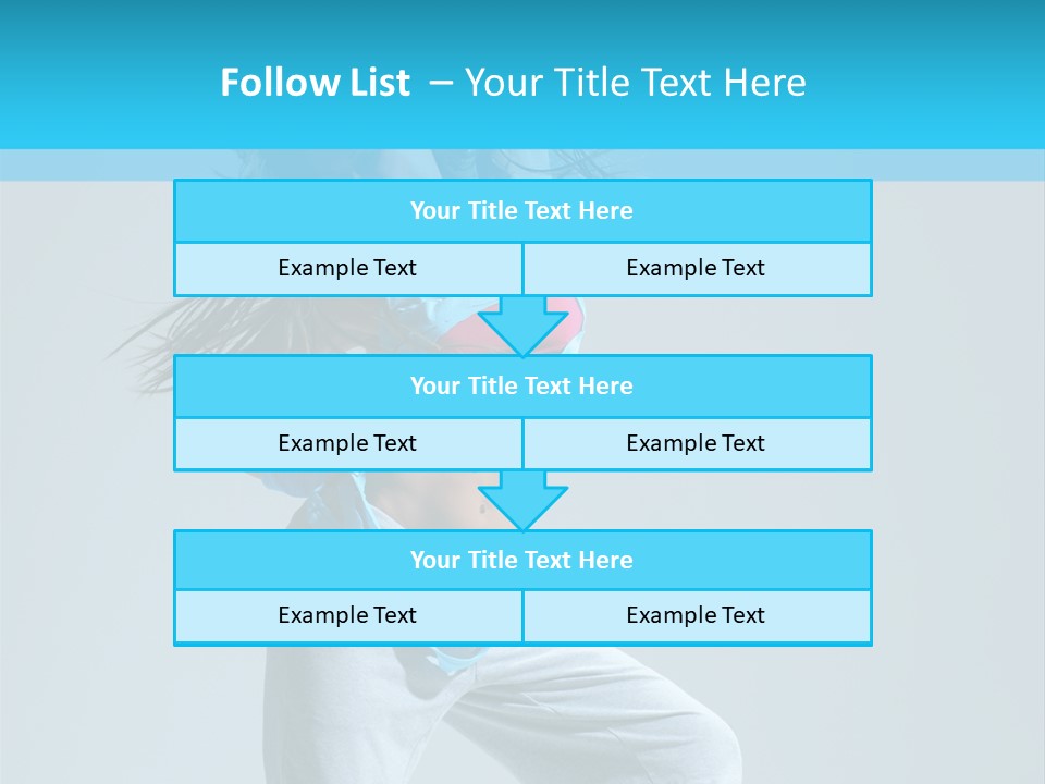 Dancer Hip Hop Balance PowerPoint Template