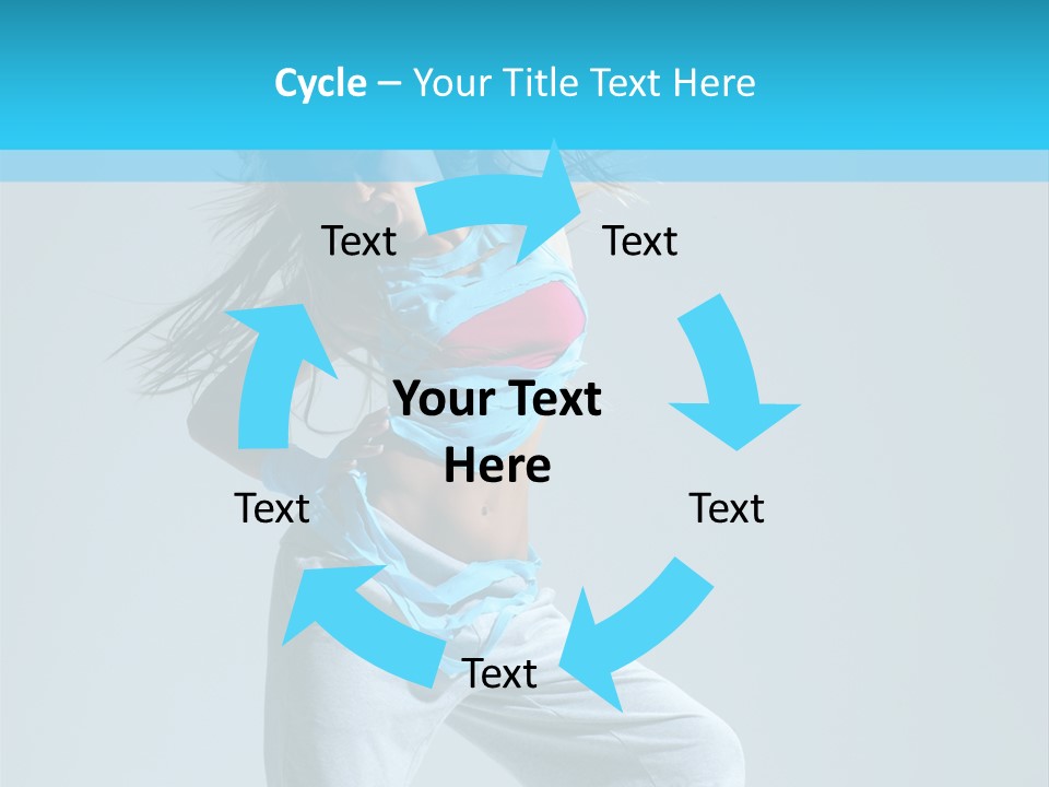 Dancer Hip Hop Balance PowerPoint Template