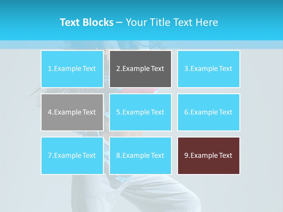 Dancer Hip Hop Balance PowerPoint Template