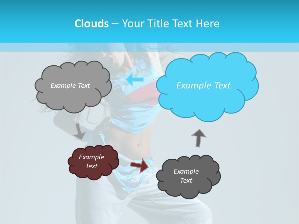 Dancer Hip Hop Balance PowerPoint Template