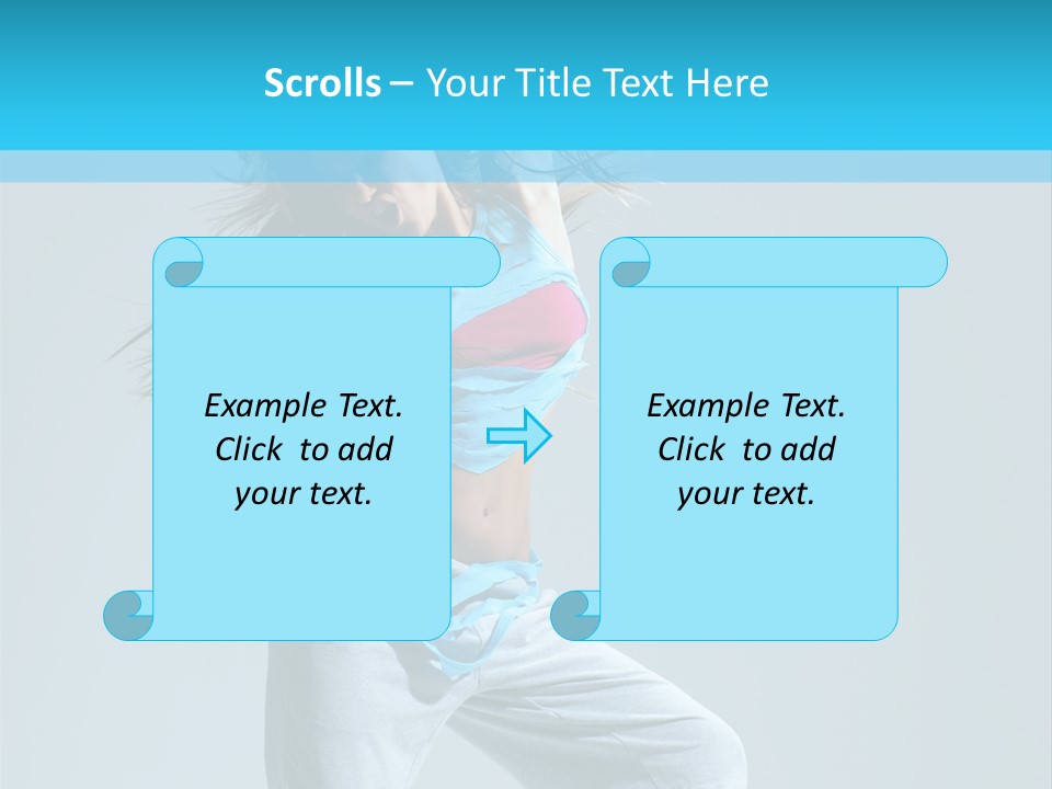 Dancer Hip Hop Balance PowerPoint Template