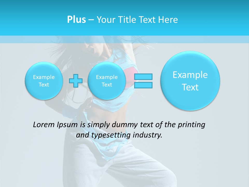 Dancer Hip Hop Balance PowerPoint Template