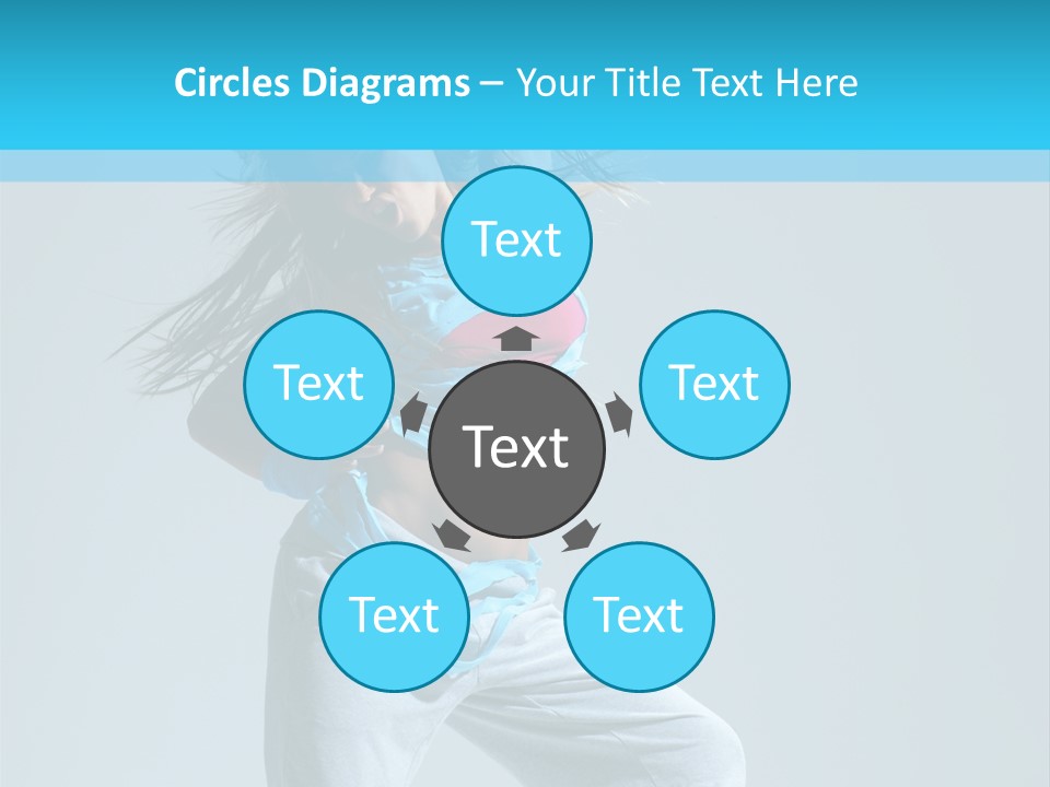 Dancer Hip Hop Balance PowerPoint Template