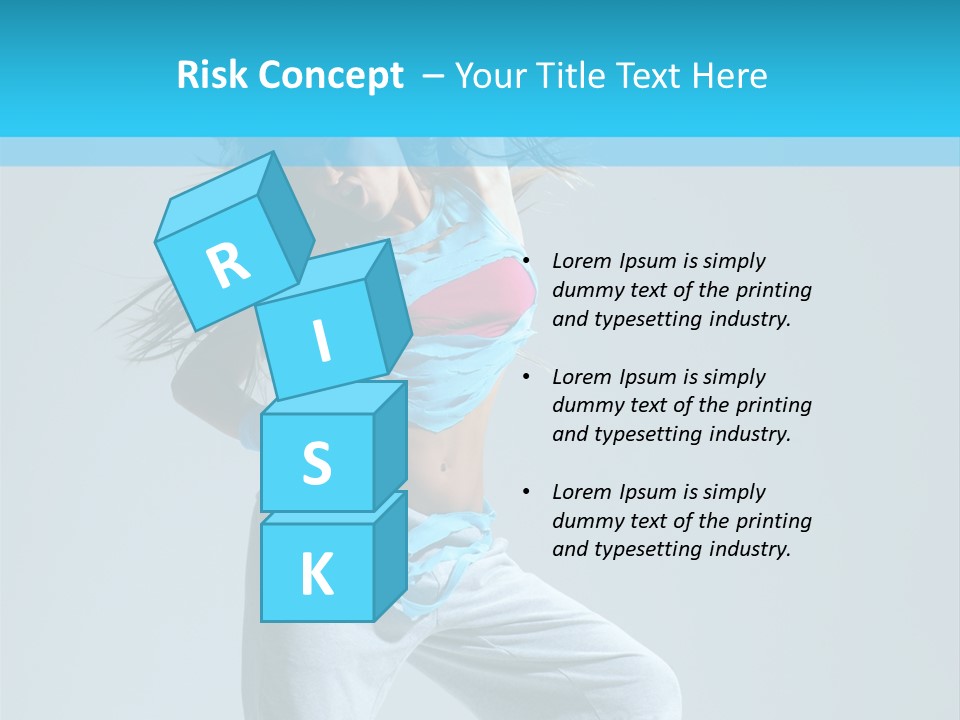 Dancer Hip Hop Balance PowerPoint Template
