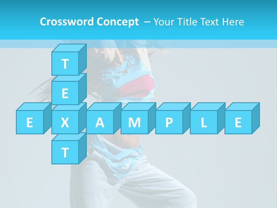 Dancer Hip Hop Balance PowerPoint Template