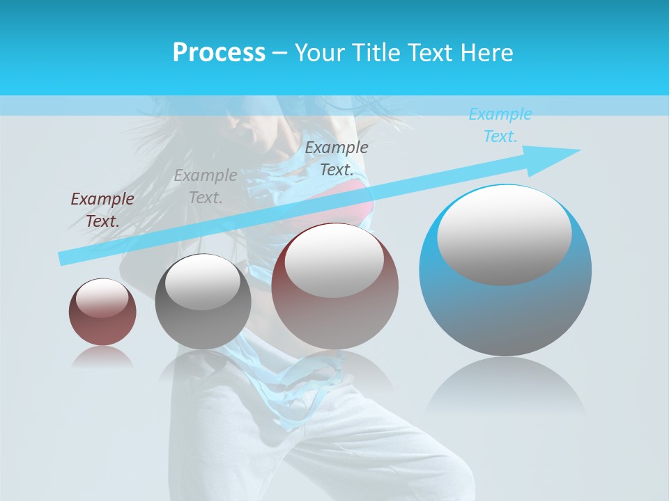 Dancer Hip Hop Balance PowerPoint Template