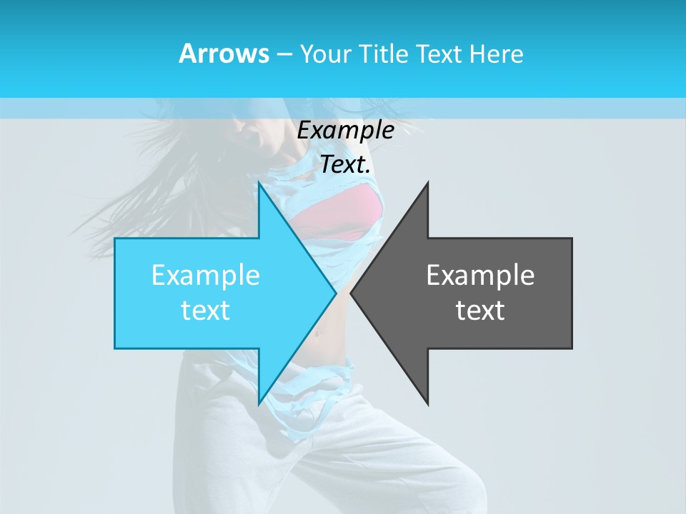Dancer Hip Hop Balance PowerPoint Template