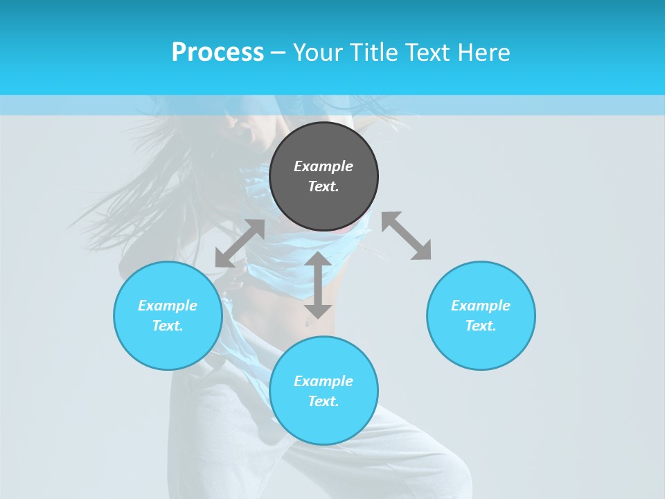 Dancer Hip Hop Balance PowerPoint Template