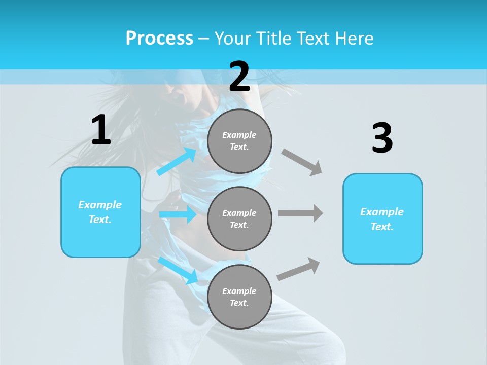 Dancer Hip Hop Balance PowerPoint Template