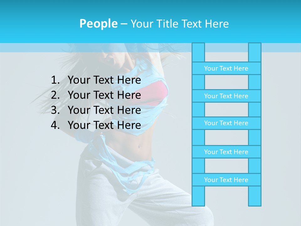 Dancer Hip Hop Balance PowerPoint Template