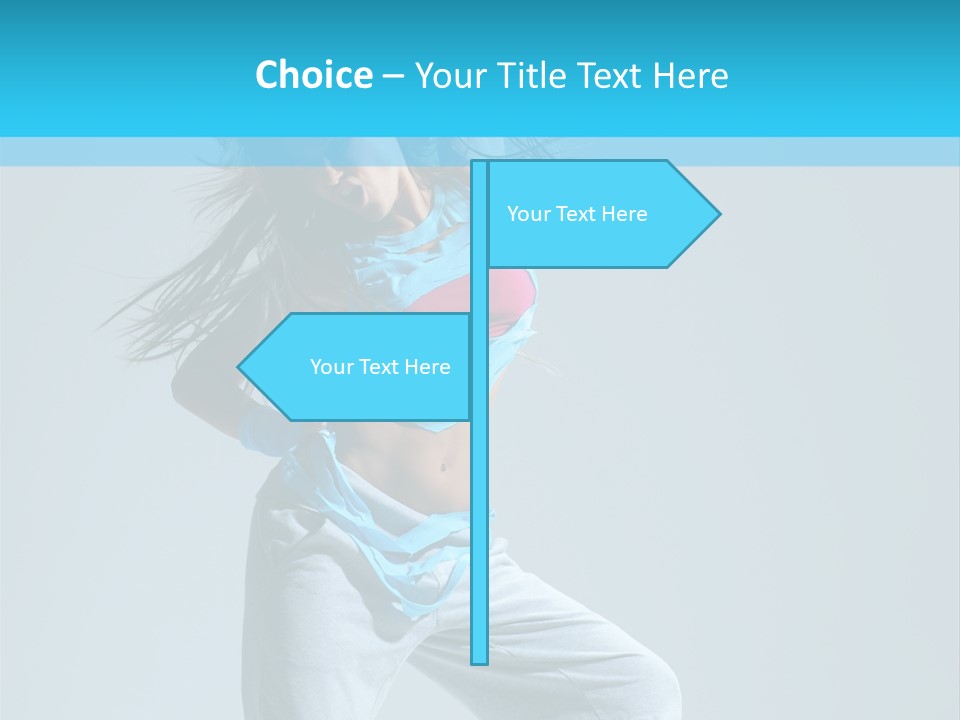 Dancer Hip Hop Balance PowerPoint Template