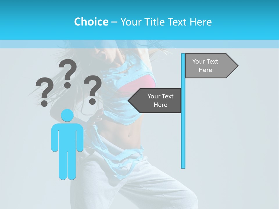 Dancer Hip Hop Balance PowerPoint Template