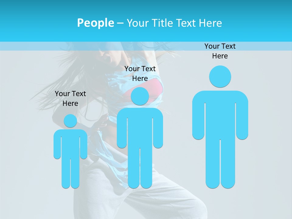 Dancer Hip Hop Balance PowerPoint Template