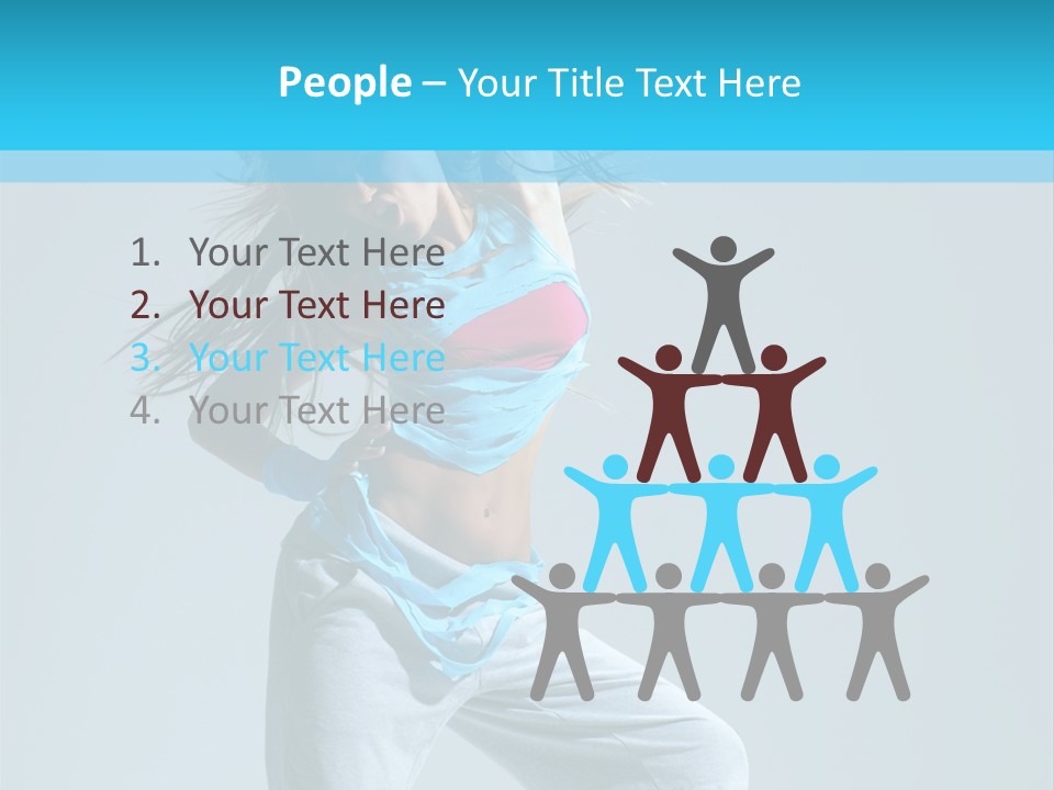 Dancer Hip Hop Balance PowerPoint Template