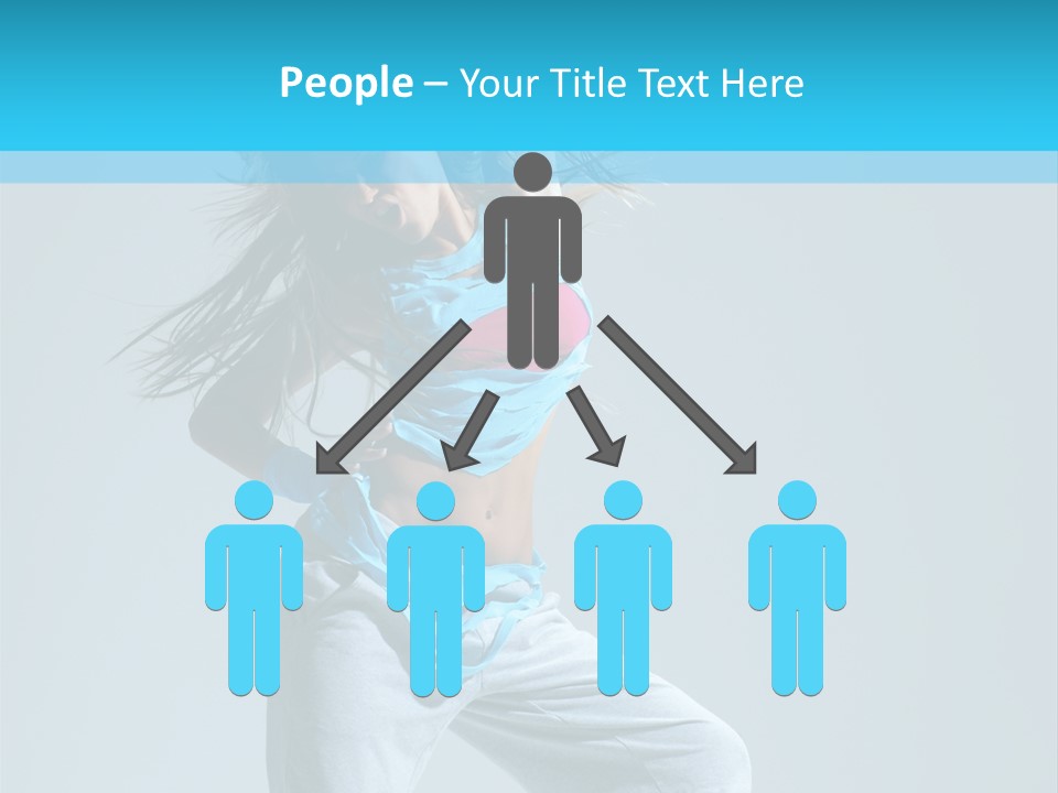 Dancer Hip Hop Balance PowerPoint Template