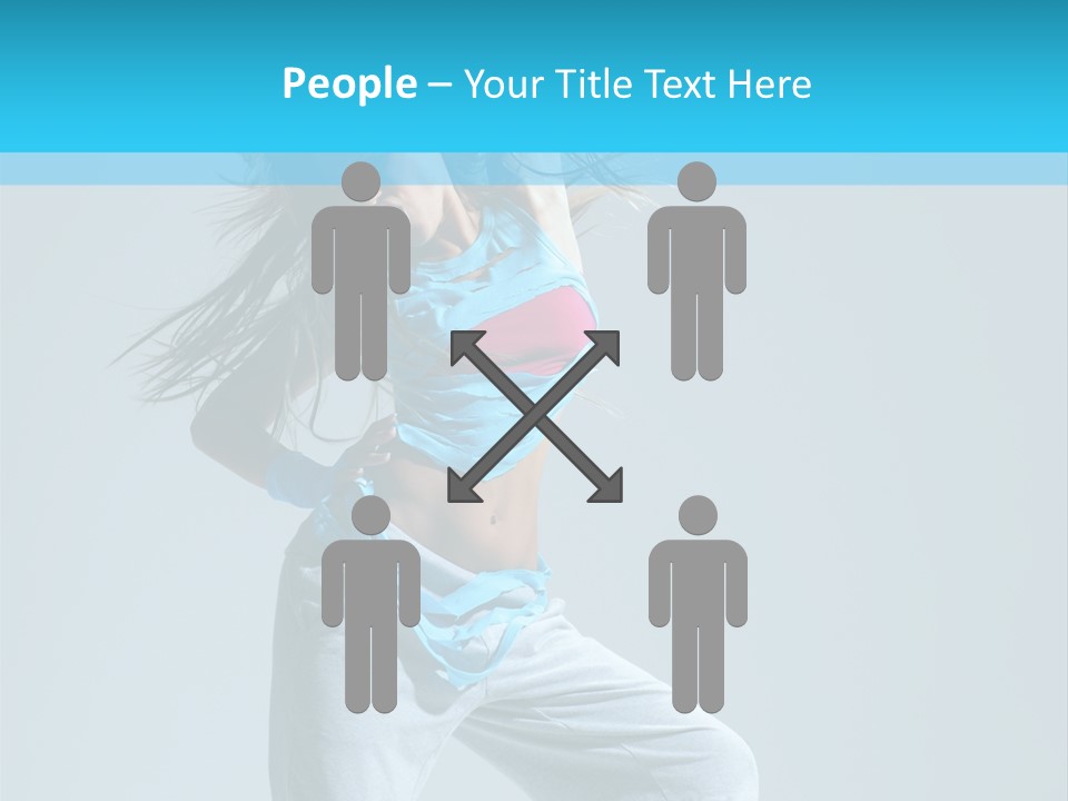 Dancer Hip Hop Balance PowerPoint Template