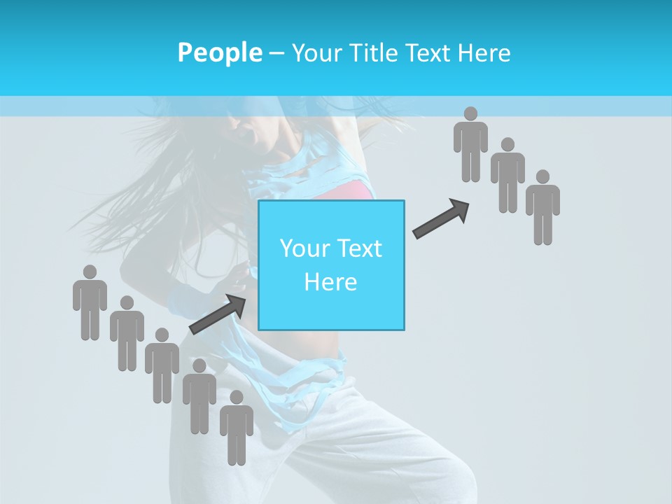 Dancer Hip Hop Balance PowerPoint Template