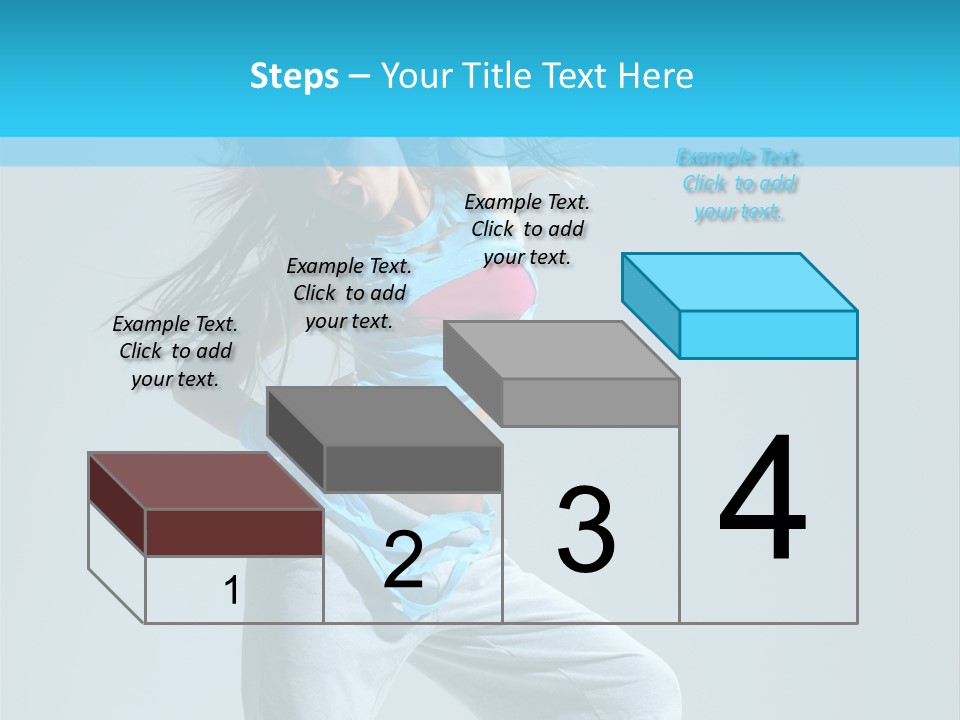 Dancer Hip Hop Balance PowerPoint Template