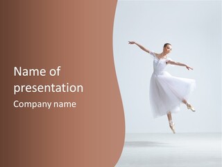 Flexibility Female Young PowerPoint Template