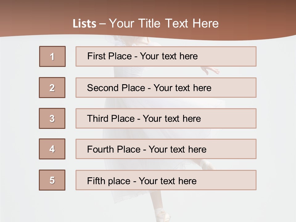 Flexibility Female Young PowerPoint Template