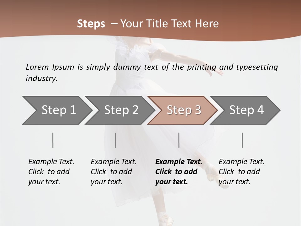 Flexibility Female Young PowerPoint Template