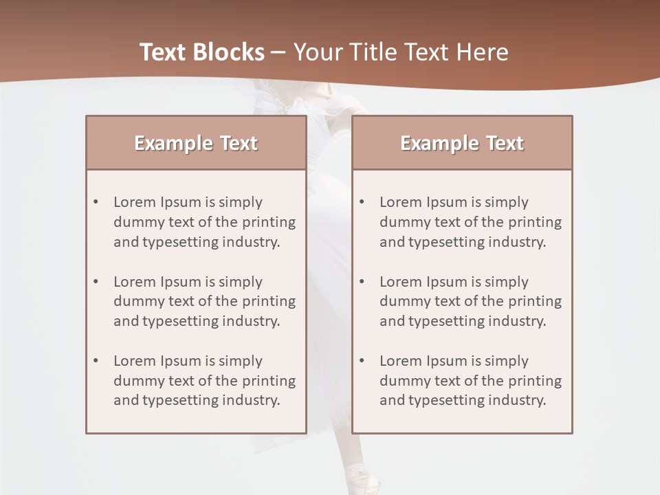Flexibility Female Young PowerPoint Template