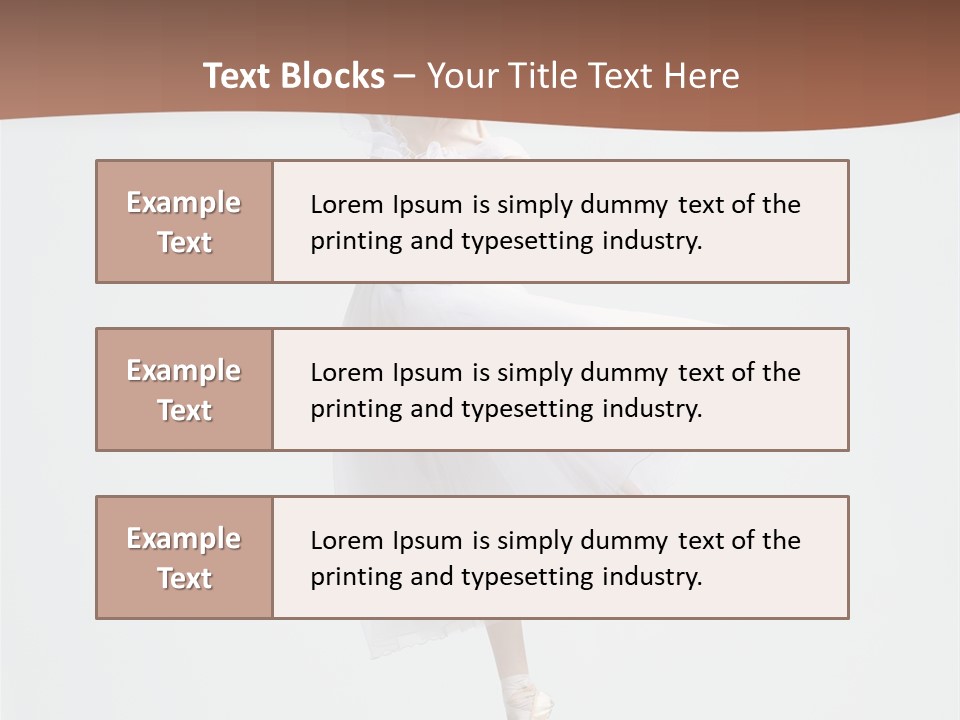 Flexibility Female Young PowerPoint Template