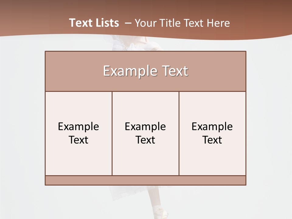Flexibility Female Young PowerPoint Template