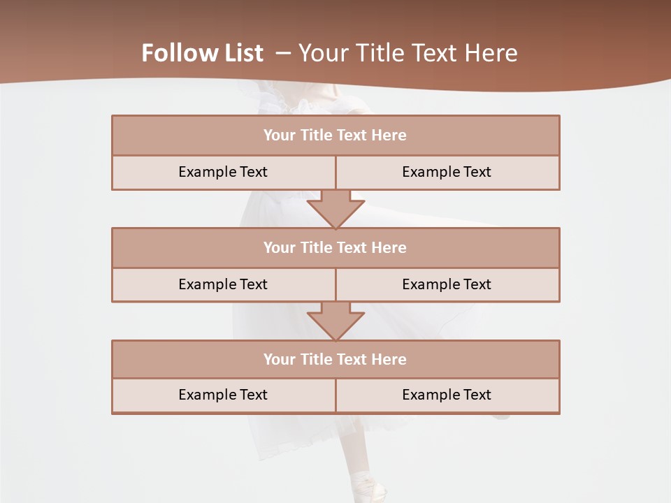 Flexibility Female Young PowerPoint Template